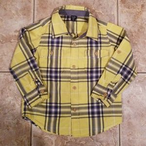 Baby Gap Plaid button down collar shirt